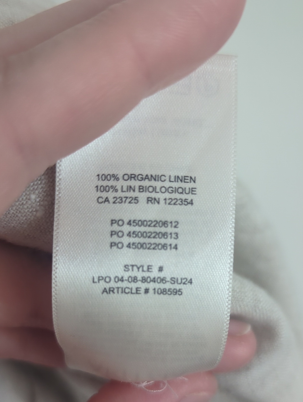 100% Organic Linen Wilfred Maxi Shirt Dress M - Picture 5 of 5